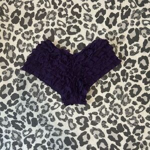 Daisy Corsets Purple Ruffle Shorts